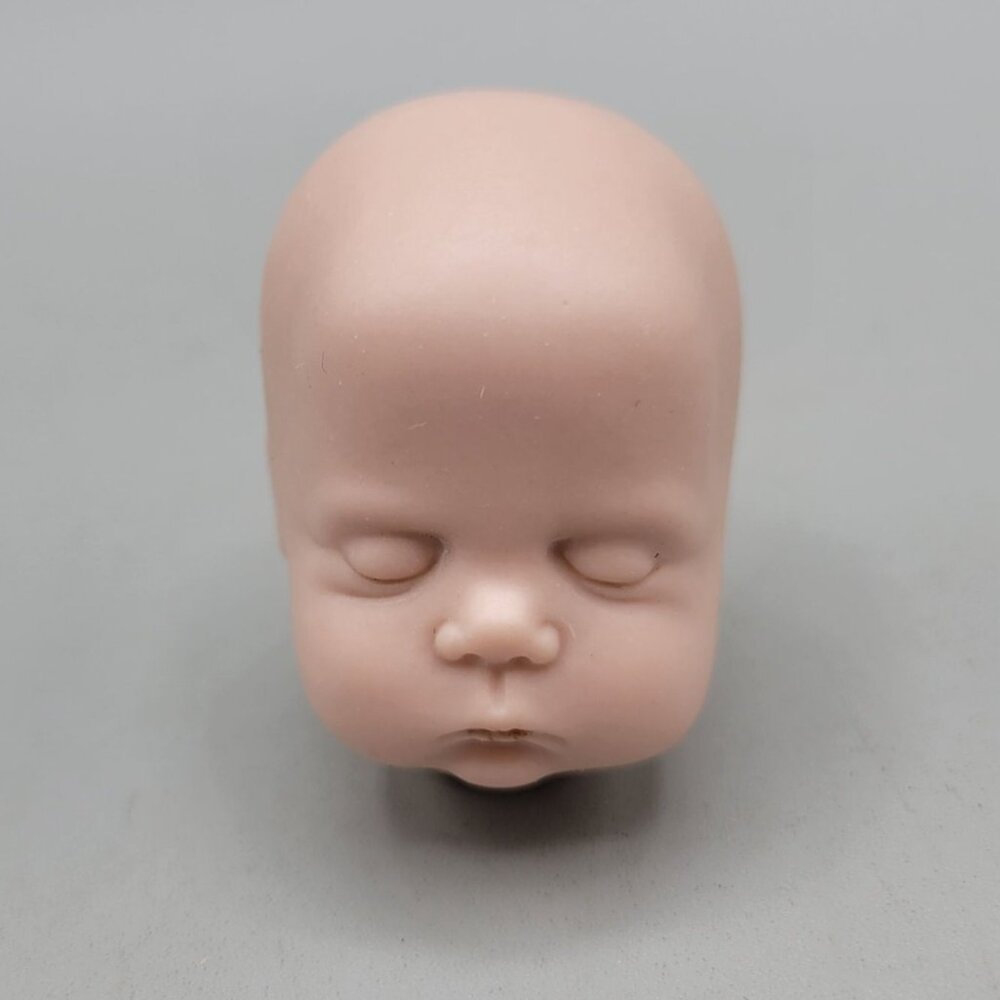 Sugar Lump Porcelain Bisque Doll Head Reproduction by Boots Tyner Unpainted